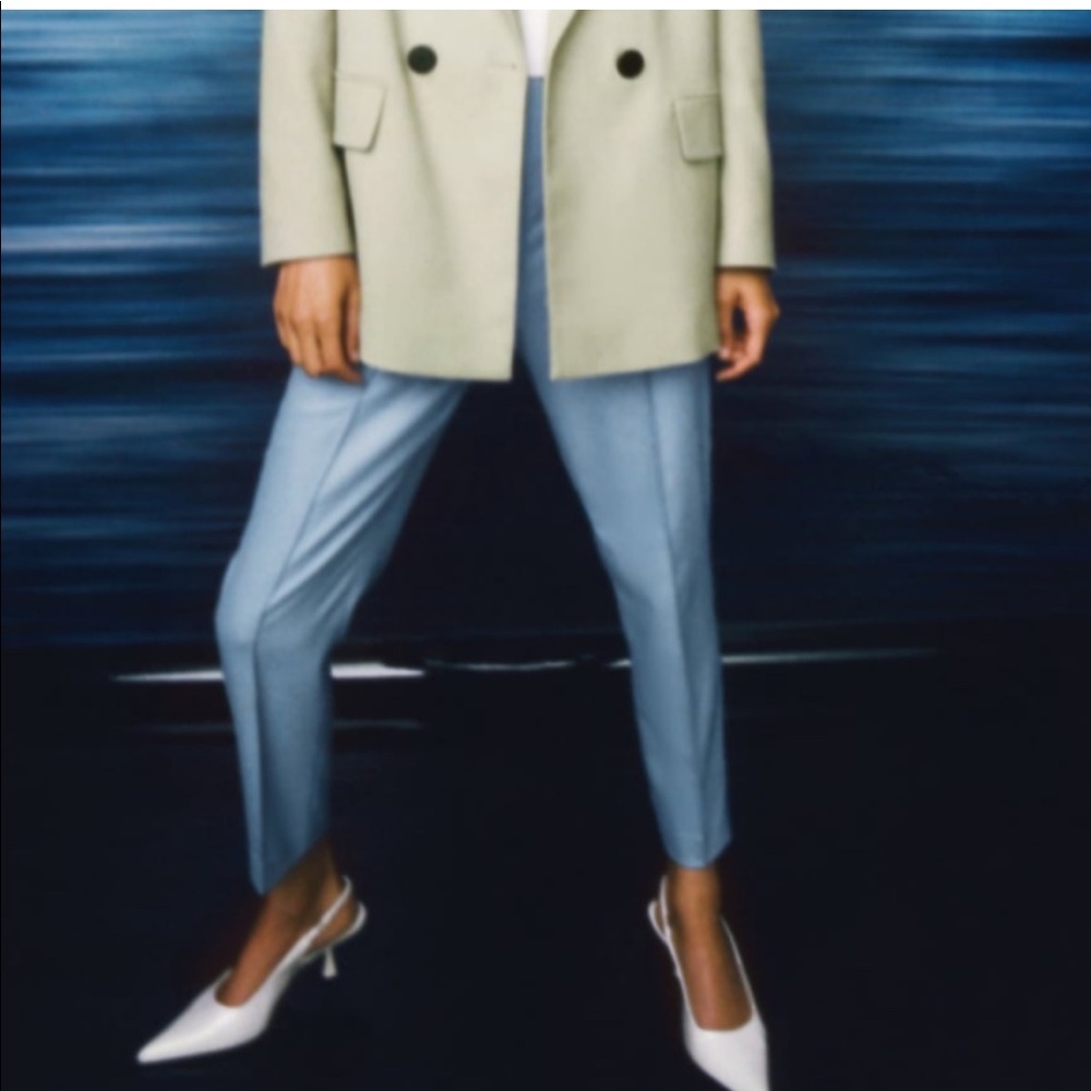 Zara Light Blue Pant